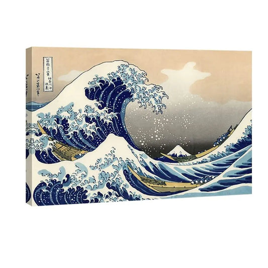 Great Wave Kanagawa Giclee Canvas Print by Hokusai