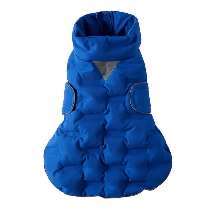 Windproof and Warm Dog Coat Comfortable and Soft  Dog Jacket Cold and Wind-resistant Down-like Cotton-padded Dog Apparel