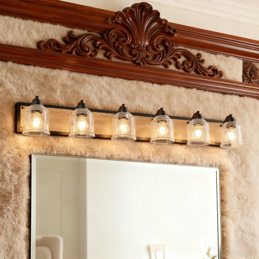 ARLGSITE Rustic Farmhouse Vanity Light Fixture Wall Sconce
