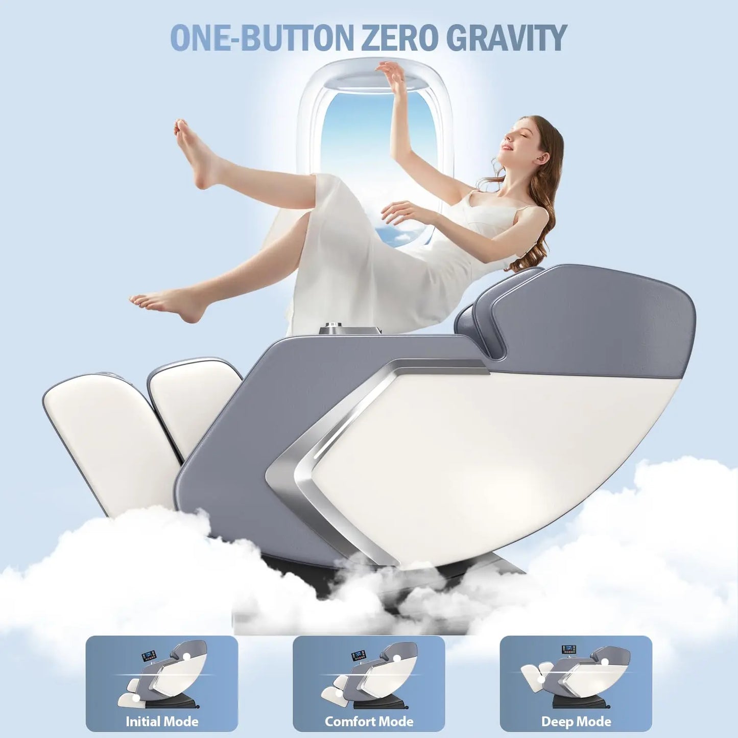 Full Body Massage Chair With Zero Gravity Recline And Heating