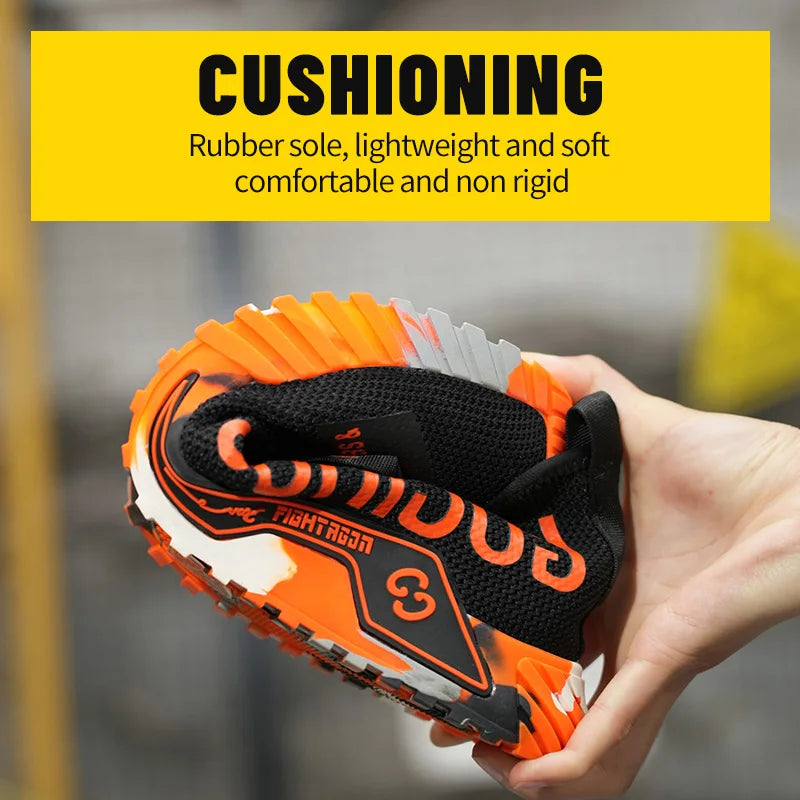 NONE Soft Sole Anti Smash Puncture Safety Shoes