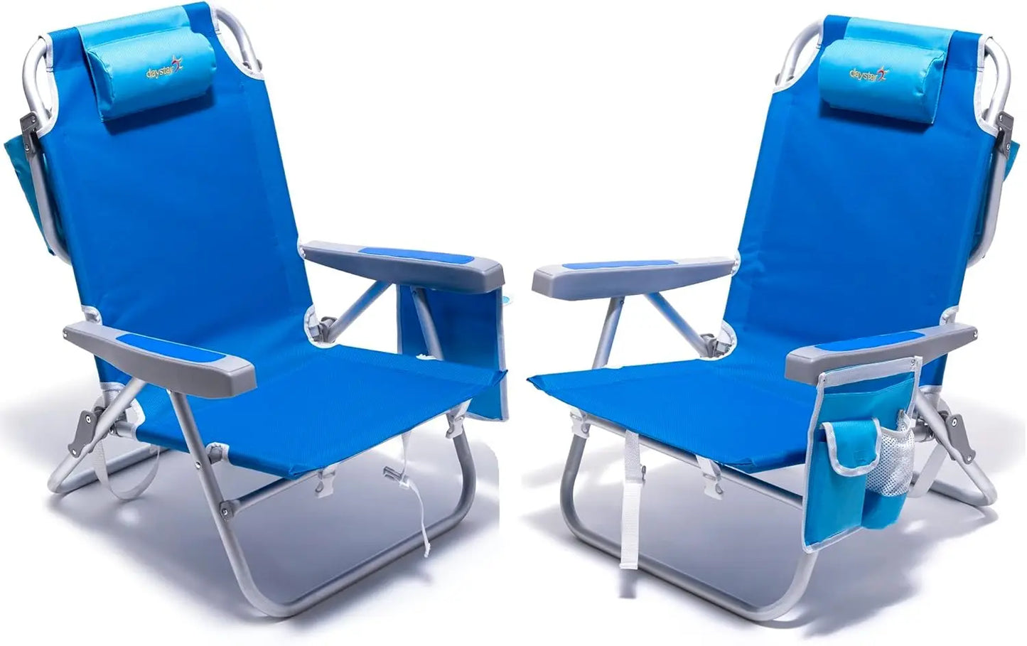 CQ Beach Chair Portable Folding Backpack With Cooler