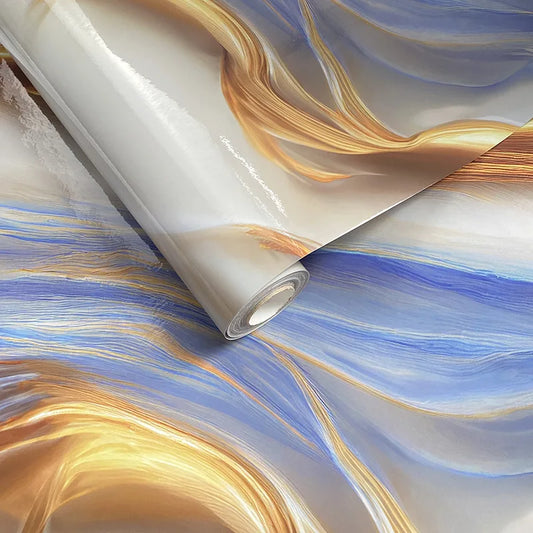Imitation Marble Self-Adhesive Wallpaper For Living Room