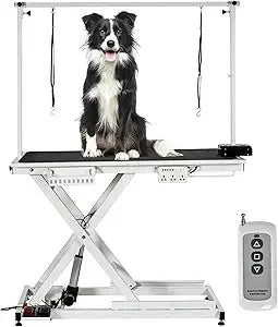 50'' Professional Electric Dog Grooming Table, Pet Grooming Table for Large Dogs Heavy Duty Height Adjustable with Dog Grooming