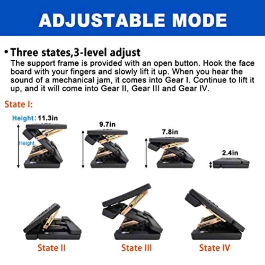 Adjustable Feet Rest and Footstool Under Desk Ergonomic Leg Rest with Massage Roller Height and Angle Adjustable Detachable Cus