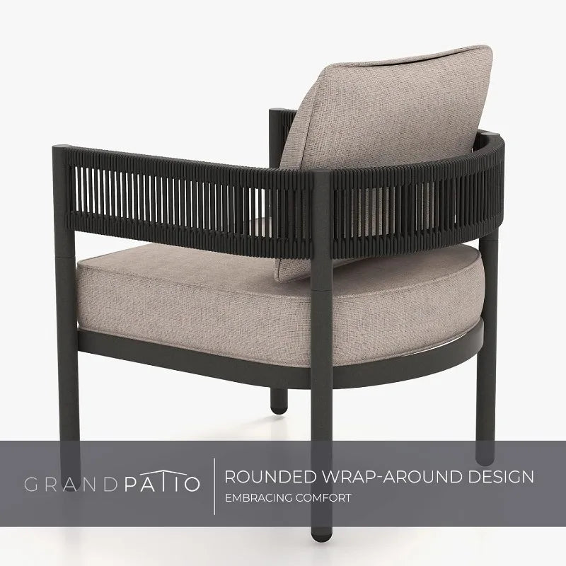 Outdoor Furniture Set With Cushions And Coffee Table For Patio