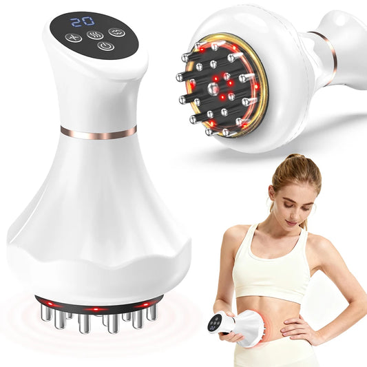 Lymphatic Drainage Massager Anti-Cellulite Tool With Heat Vibration