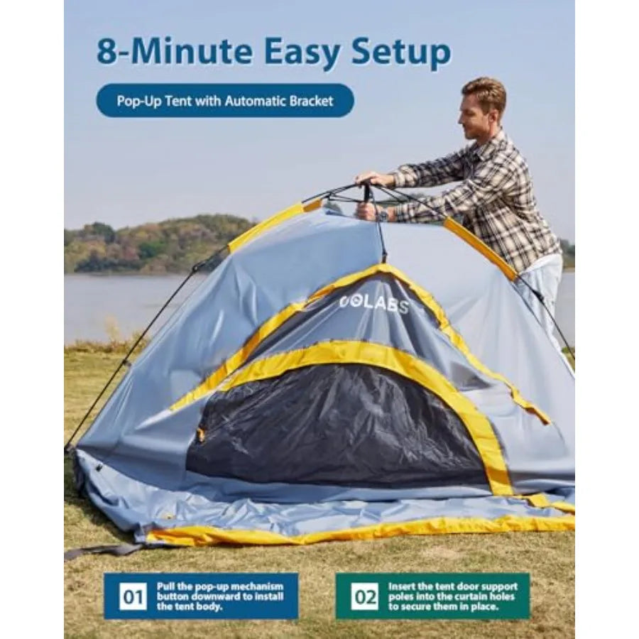 Truck Bed Tent for Two-Person Portable Waterproof Durable