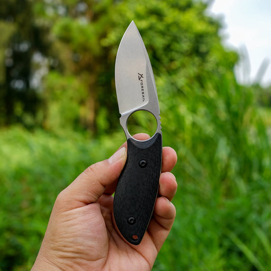 Fixed Blade Knife with Kydex Sheath.3.75in DC53 Blade EDC Camping Fixed Blade Knife with G10 Handle.Outdoor  Tool EDC