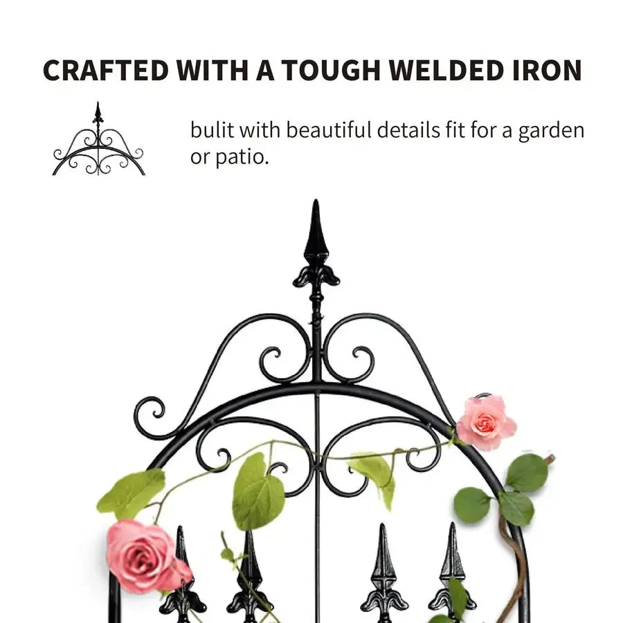 Trellis 70H x 21.7W for Climbing Plants Heavy Duty Garden Trellises Metal Iron Wire Vine Flower Trellis for Rustproof Outdoor C