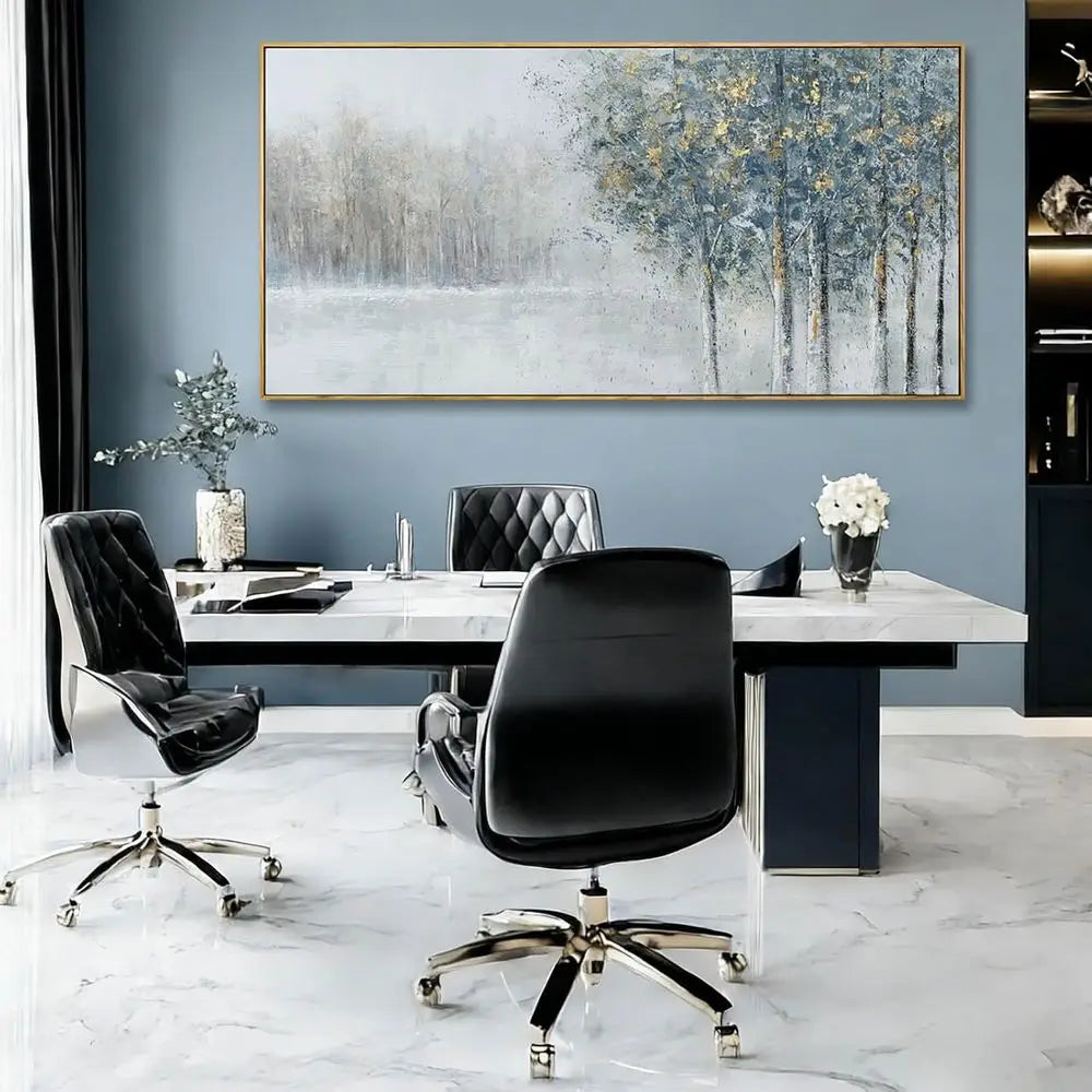 TIFICY Tree Of Life Wall Art Forest Canvas For Home