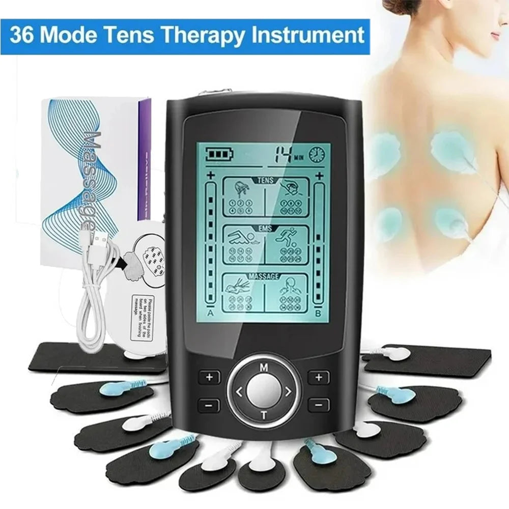 Electric Muscle Stimulator With 36 Mode EMS Acupuncture Massage