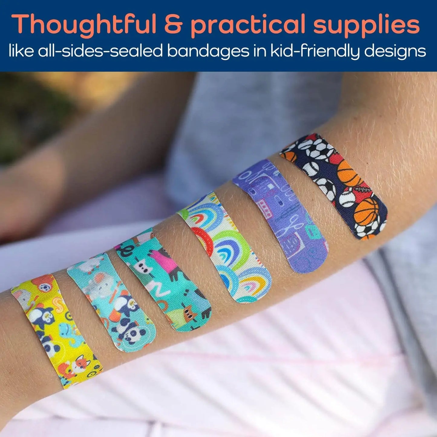 First Aid Kit for Kids Travel With Latex Free Bandages