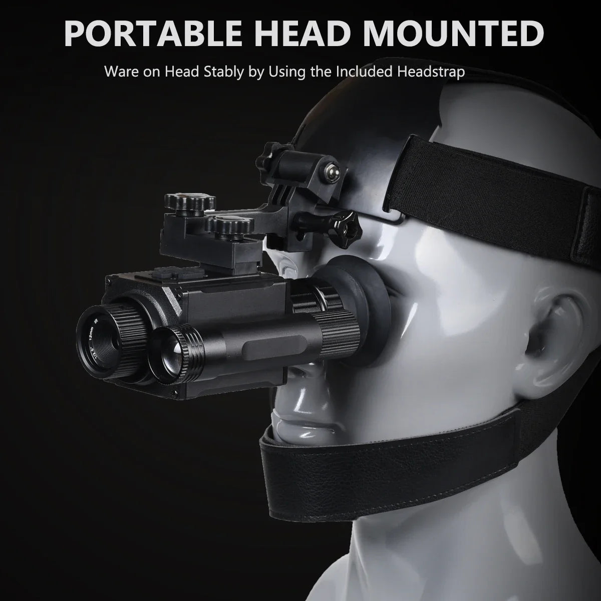 Megaorei NK006 Helmet Night Vision Monocular 5X Zoom Goggles