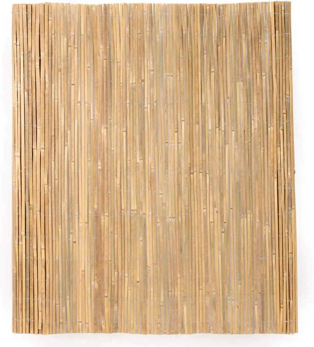 Eco-Friendly Bamboo Slat Fence Roll, 1.2m x 4m for Balcony Privacy and Wind Protection