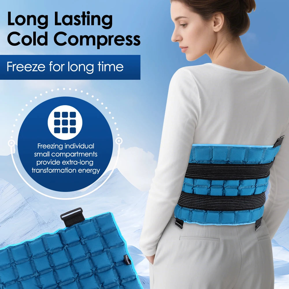 Reusable Ice Pack for Shoulder and Knee Self Absorbent Cover
