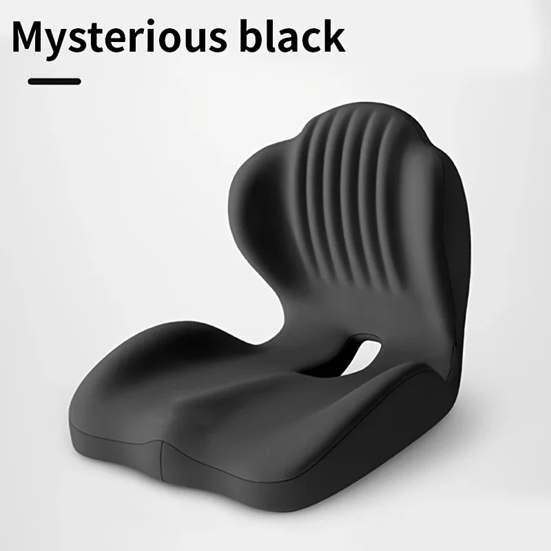 Hip & Lumbar Integrated Support Pillow, Breathable Memory Foam Cushion For Office & Car Long Sitting