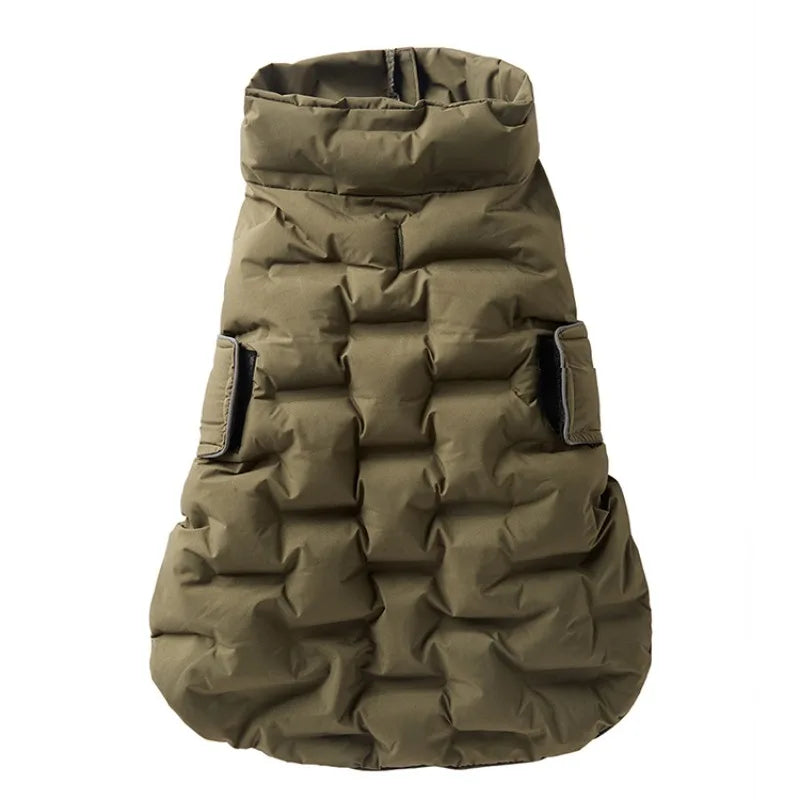 Windproof and Warm Dog Coat Comfortable and Soft  Dog Jacket Cold and Wind-resistant Down-like Cotton-padded Dog Apparel