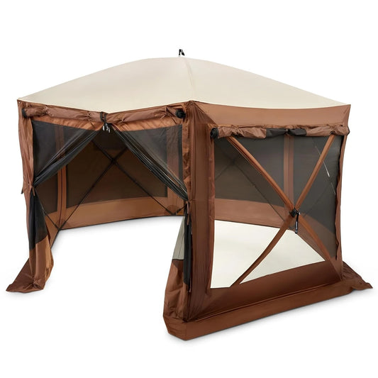 Pop Up Screen Tent Outdoor Gazebo Canopy Pavilion Foldable Portable