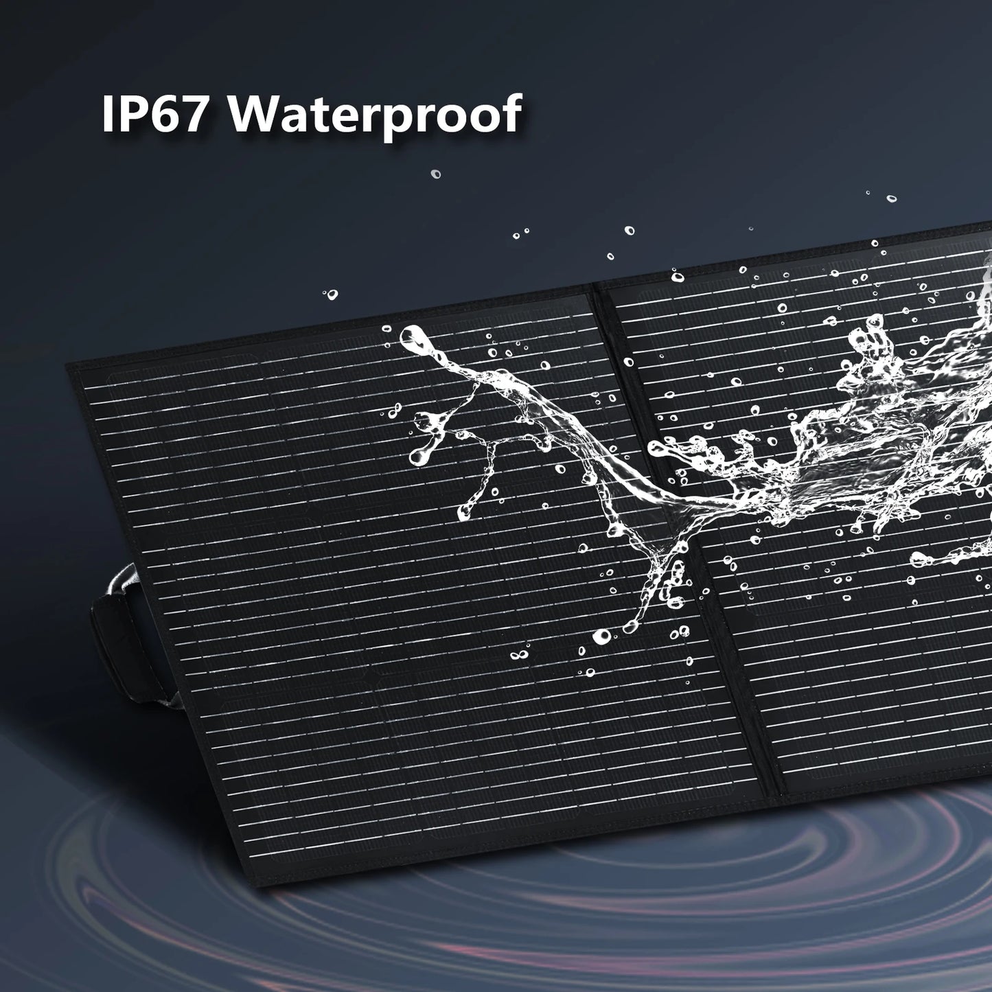 MHPOWOS Portable Solar Panel 110W Foldable Charger