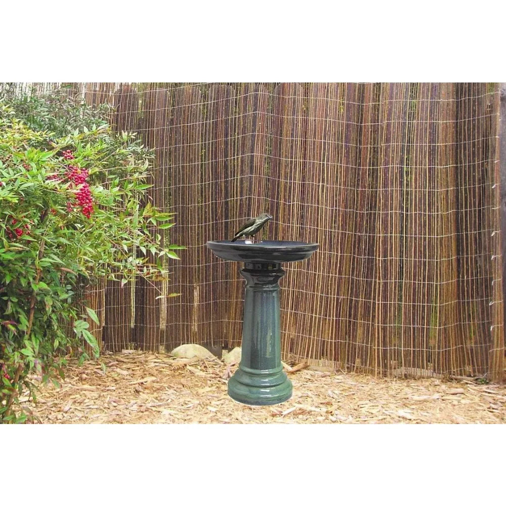 Durable Ceramic Bird Bath For Outdoor Use Weatherproof Garden Feature