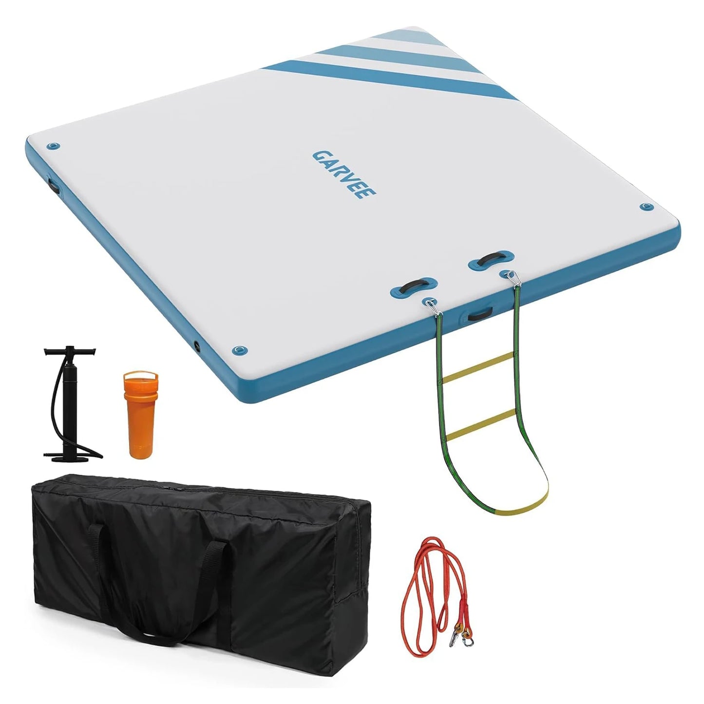 Inflatable Floating Dock Swim Platform for Lakes and Beaches