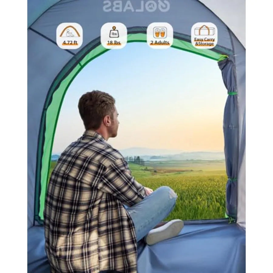 Truck Bed Tent for Two-Person Portable Waterproof Durable