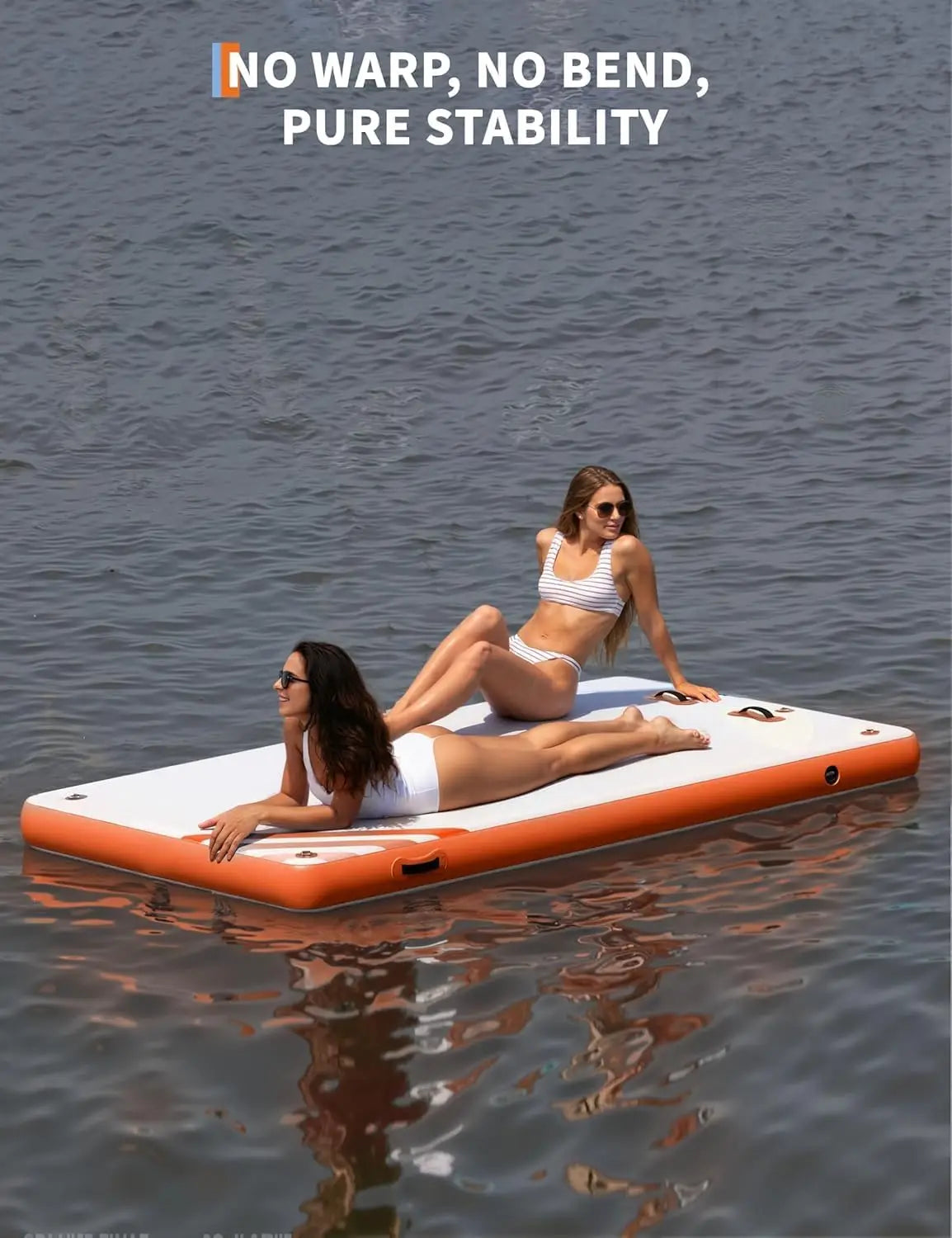 Inflatable Floating Dock Swim Platform for Lakes and Beaches