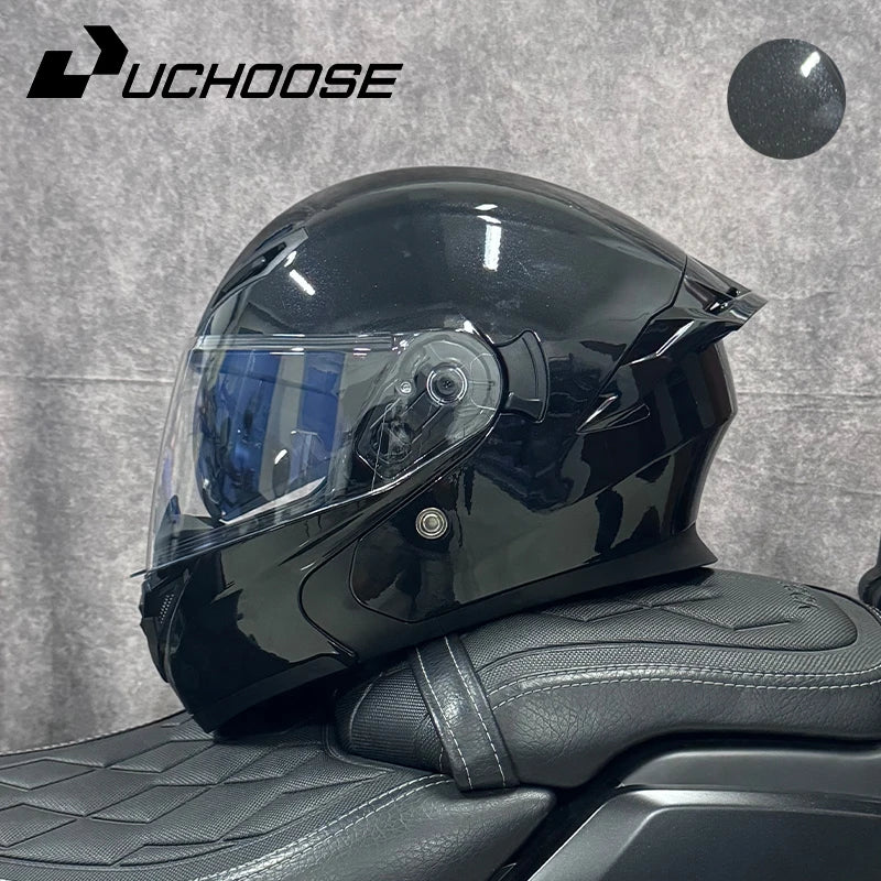 UCHOOSE DOT Motorcycle Helmet Four Seasons Off Road Modular