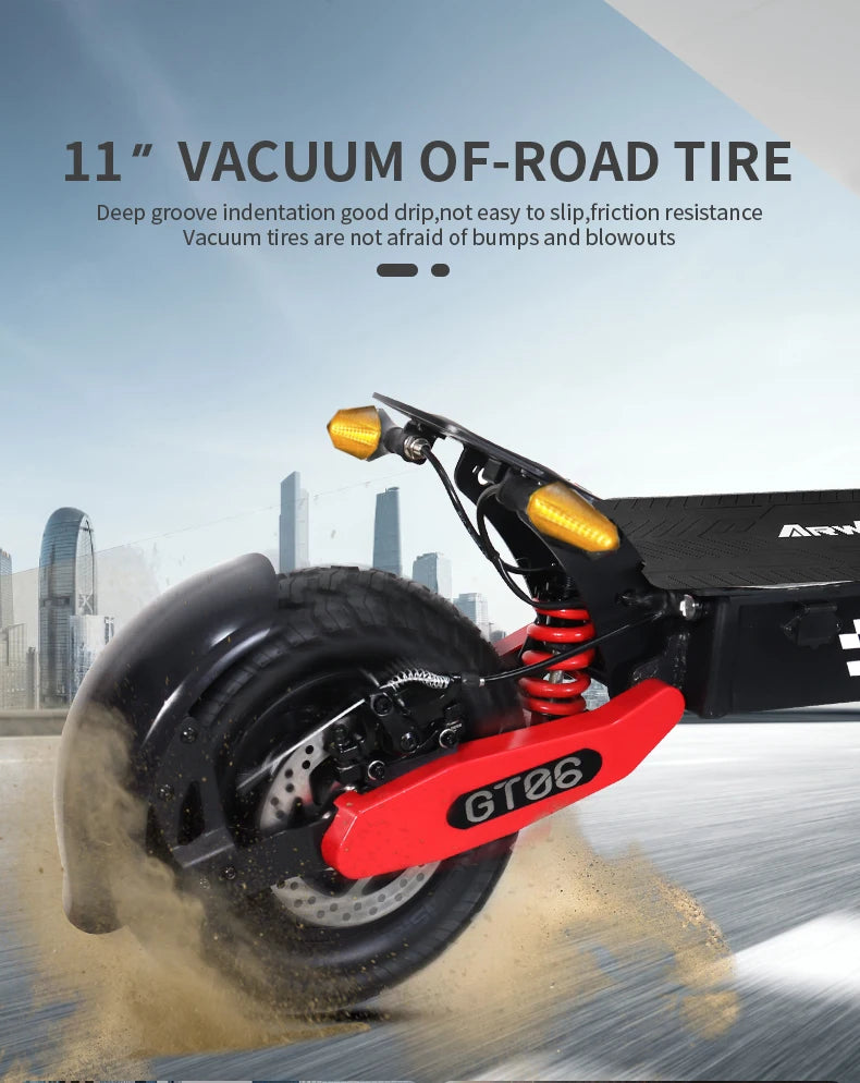 Arwibon GT06 1200W Foldable Electric Scooter Max Speed 25MPH