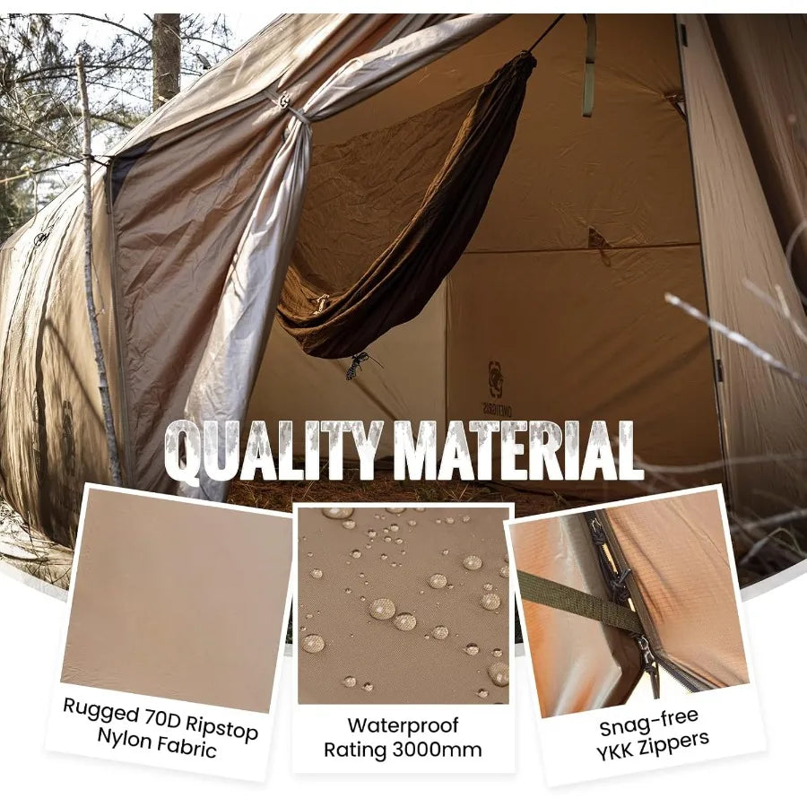 Hammock Hot Tent With Stove Jack For Cold Weather Camping
