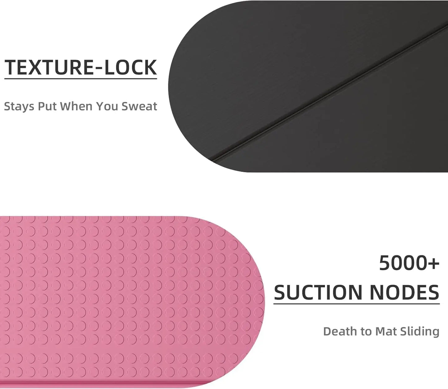 Foldable Yoga Mat Non Slip TPE SGS Certified For Travel