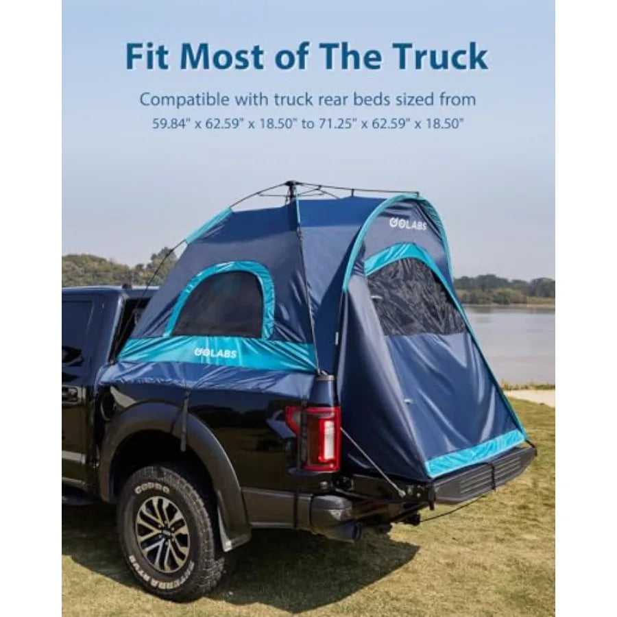 Truck Bed Tent for Two-Person Portable Waterproof Durable