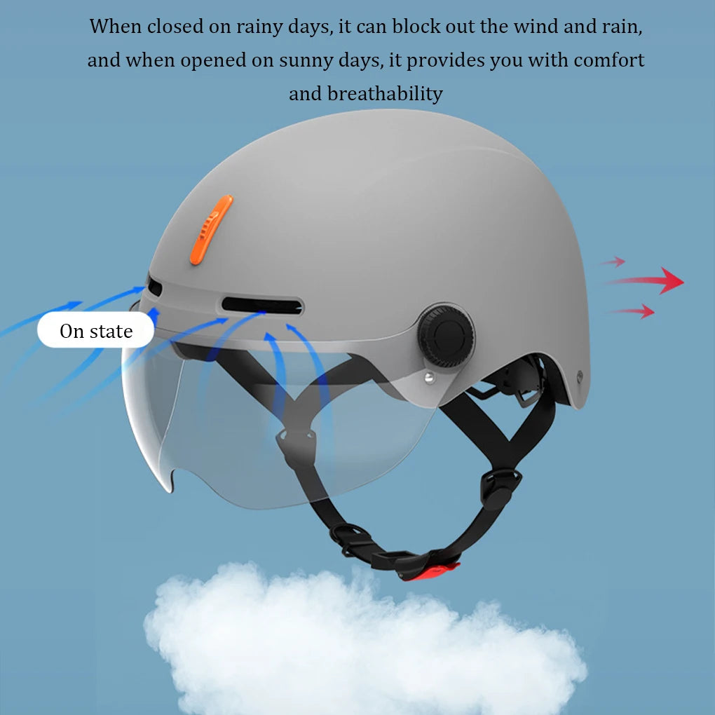 ABS Electric Bike Helmet Fall And Pressure Resistant