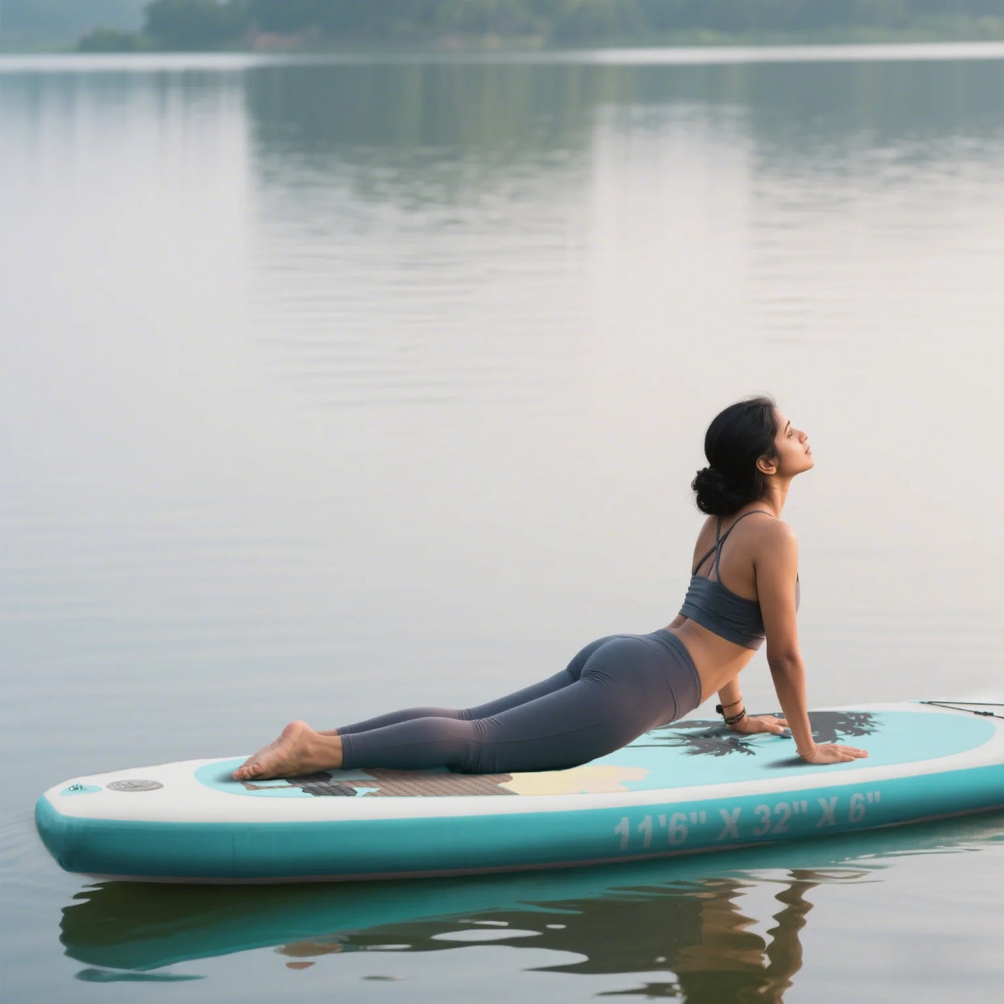 CADALENE Portable Inflatable Stand Up Paddle Board Full Kit