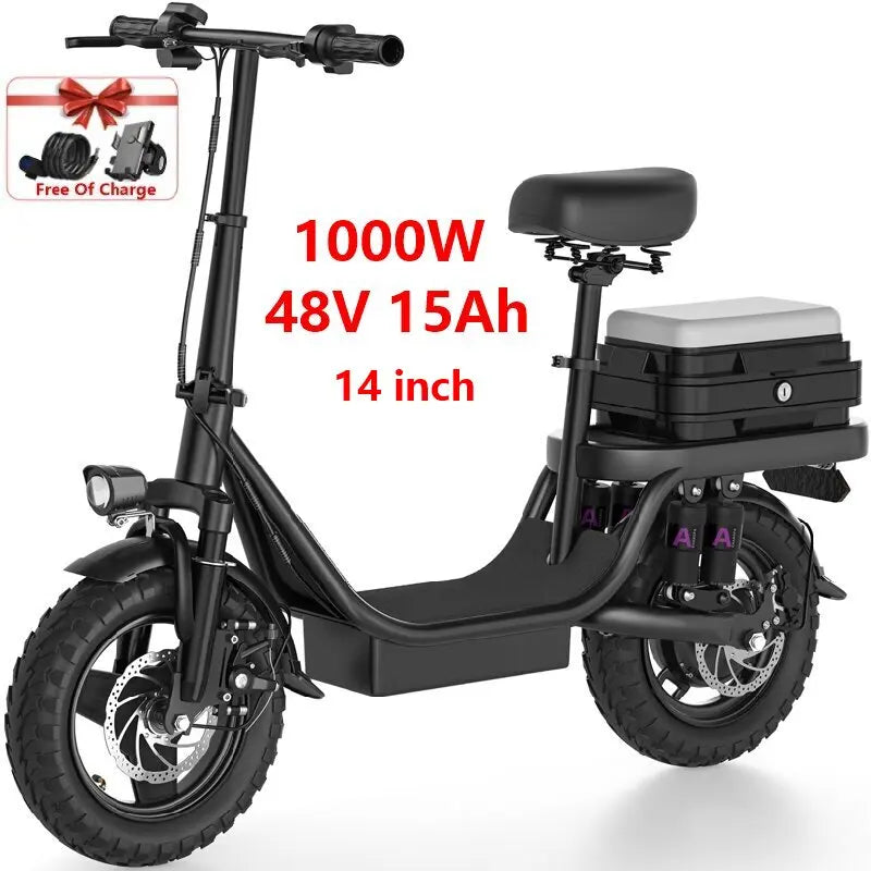 ZEFIORA V12 Electric Bike For Adults With Brushless Motor