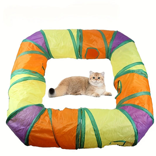 Cat Tunnels 4 Pack For Indoor Cats