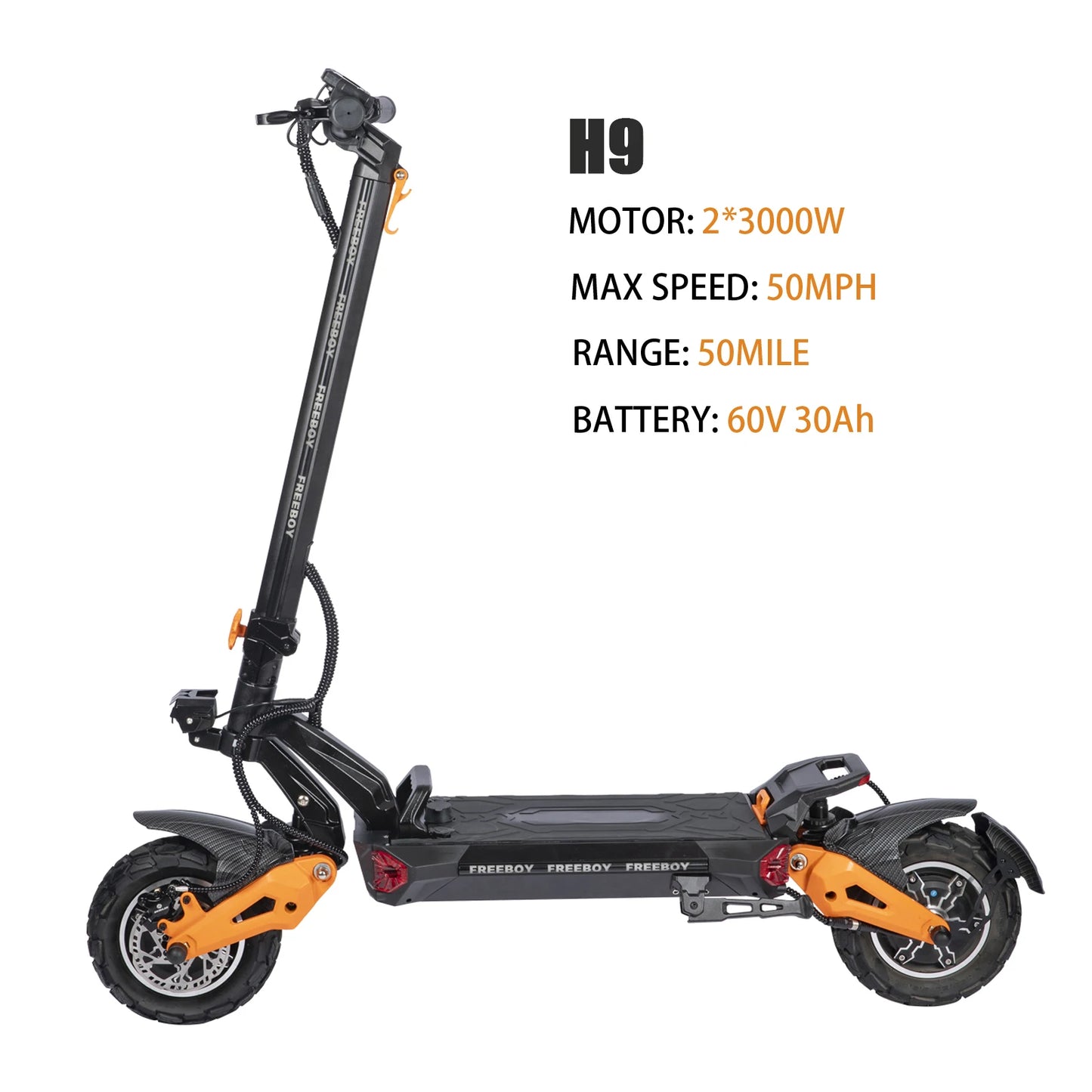 Freeboy H9 H6 Dual Motor Electric Scooter For Adults