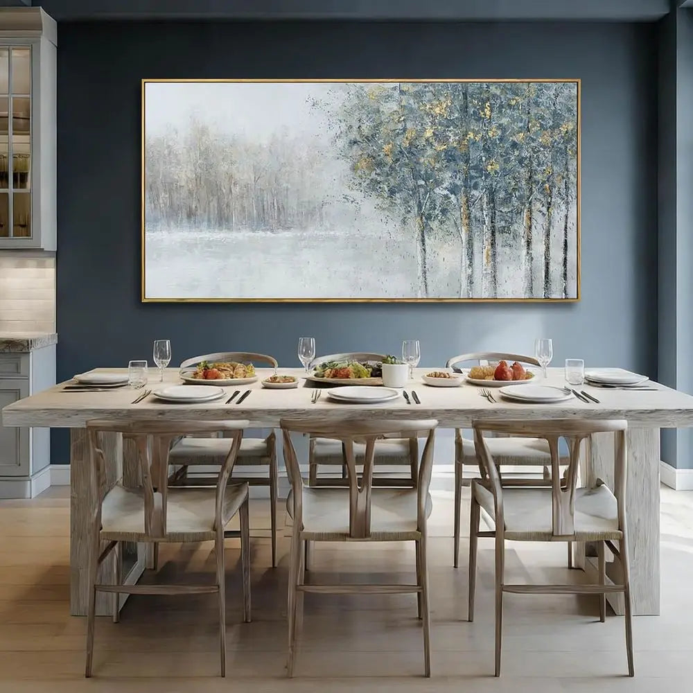 TIFICY Tree Of Life Wall Art Forest Canvas For Home