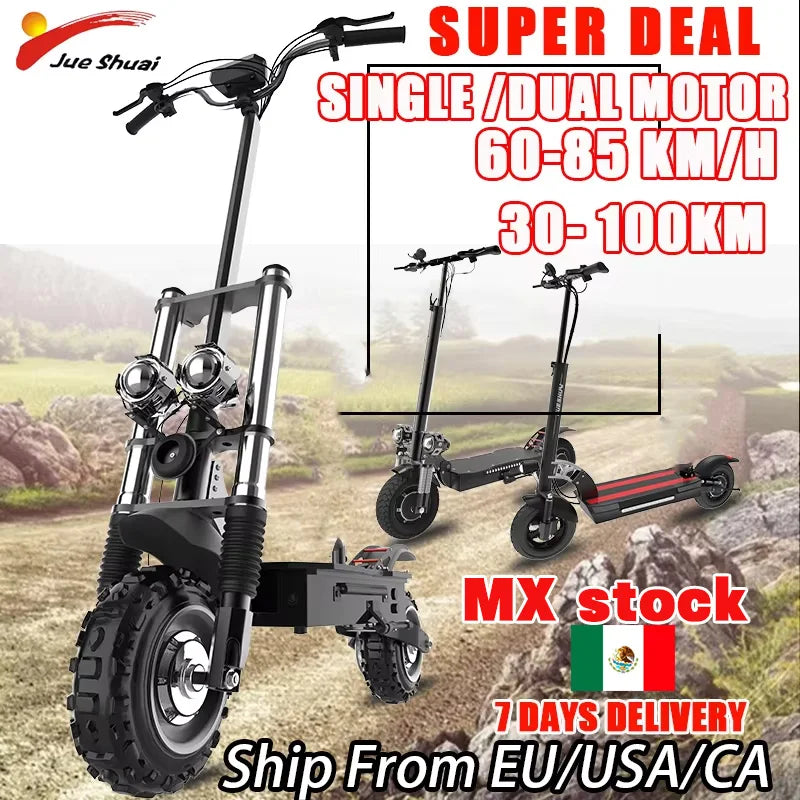 Jueshuai Outdoor Dual Motor Electric Scooter For Adults