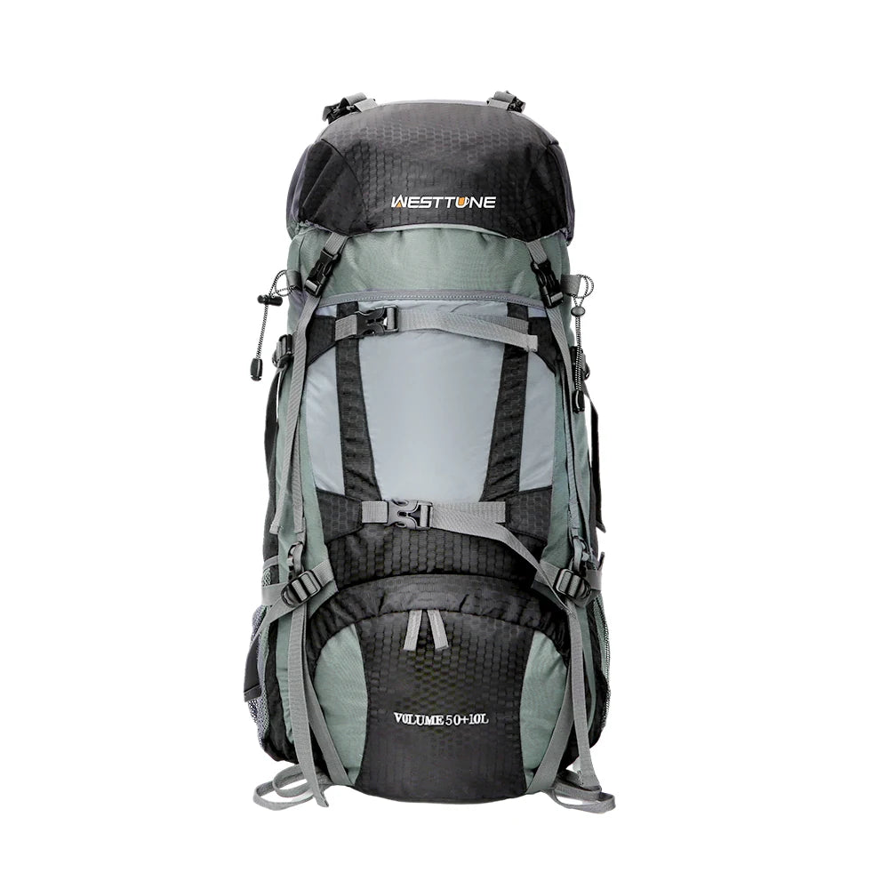 WEST TUNE Explorer Internal Frame Backpack for Hiking Rain Cover