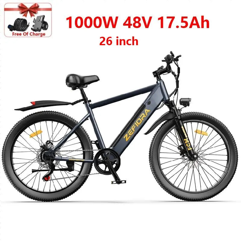 ZEFIORA V12 Electric Bike For Adults With Brushless Motor