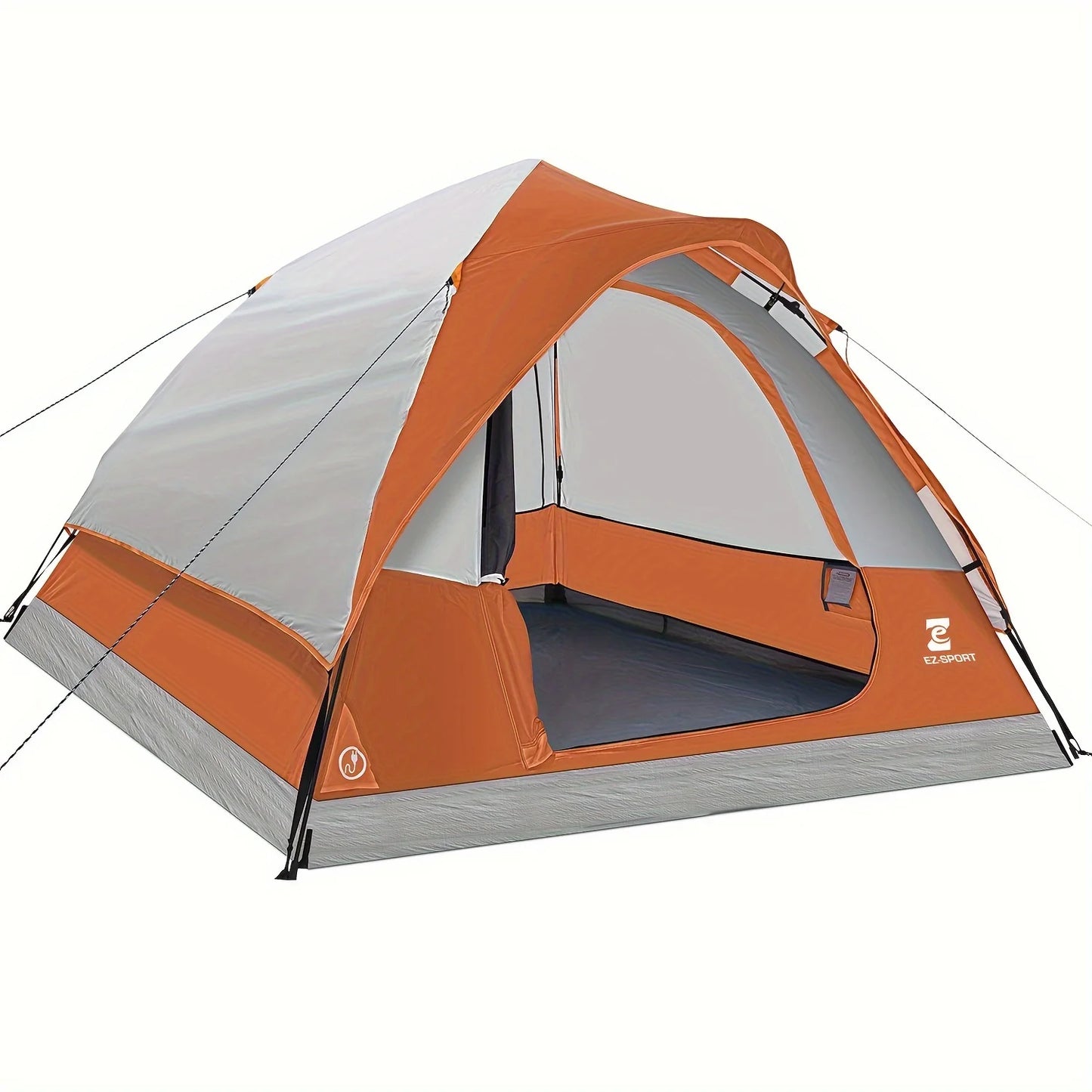 Pop Up Camping Tent - 4 Person Instant Easy Set Up Tent with Removable Rain Fly, Waterproof Windproof for Outdoor Camping