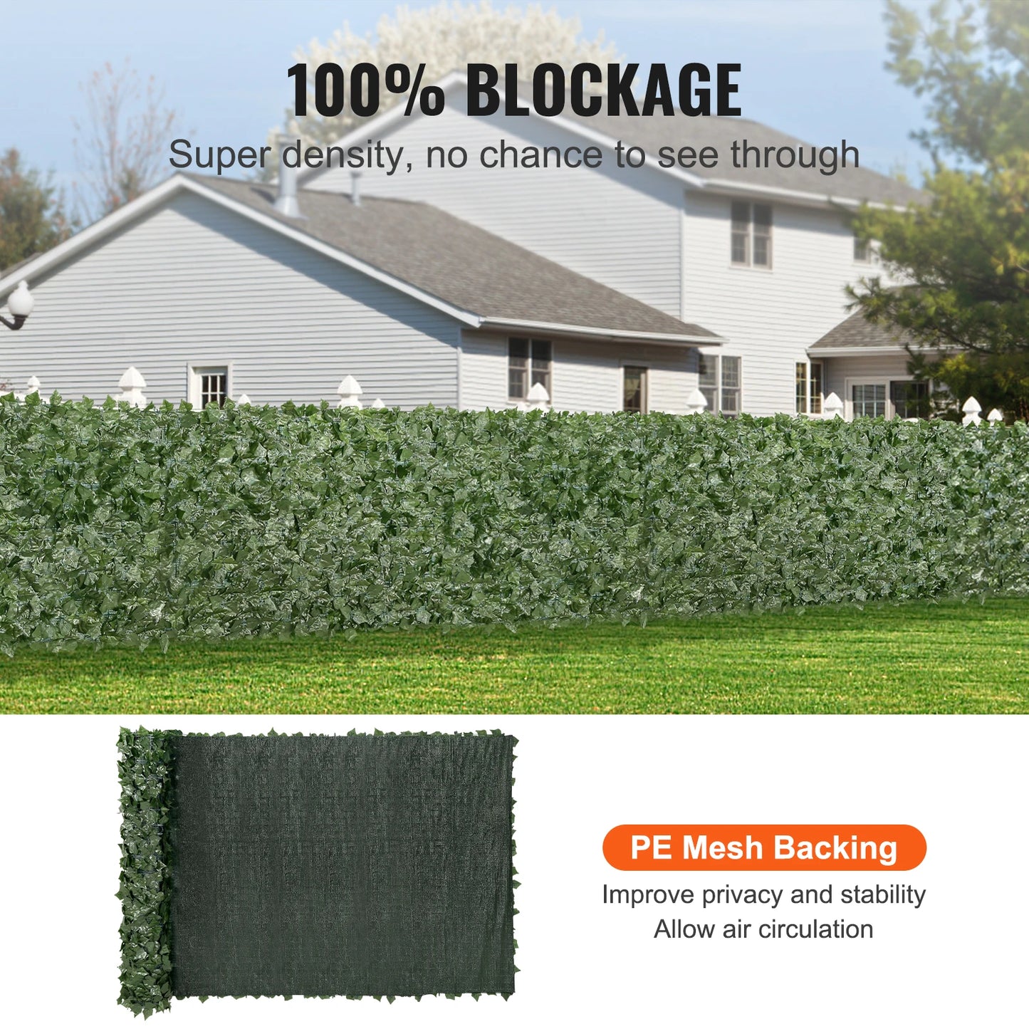 Ivy Privacy Fence Artificial Green Wall Screen For Outdoor Garden