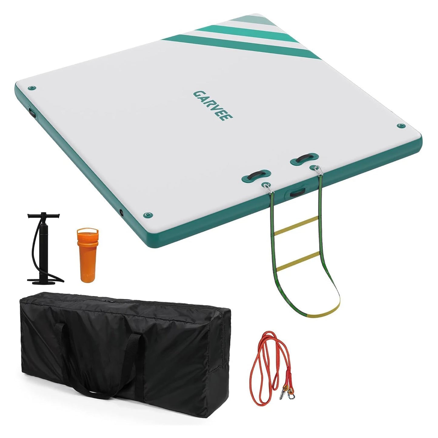 Inflatable Floating Dock Swim Platform for Lakes and Beaches