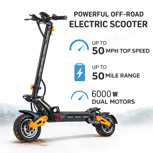 Freeboy H9 H6 Dual Motor Electric Scooter For Adults