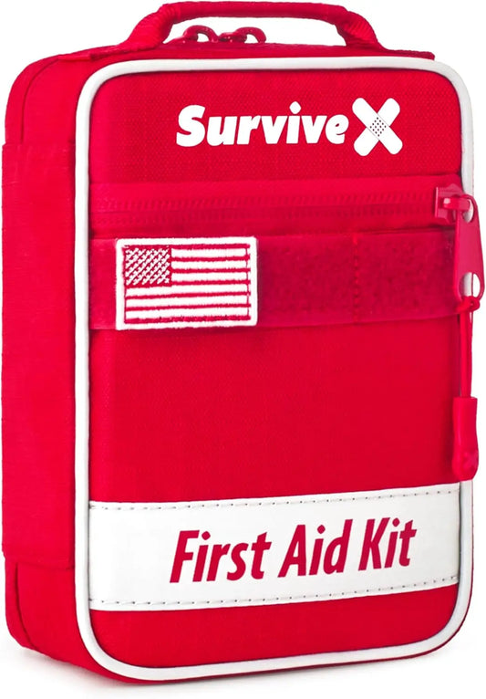 Portable Car Travel First Aid Kit for Outdoors and Hiking