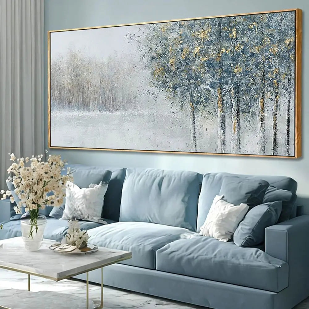 TIFICY Tree Of Life Wall Art Forest Canvas For Home