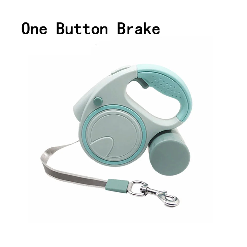 NONECN LED Lights Retractable Nylon Dog Leash With Automatic Extension