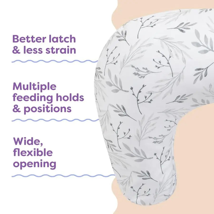 Ergonomic Nursing Pillow UShaped for Bottle and Breastfeeding Support